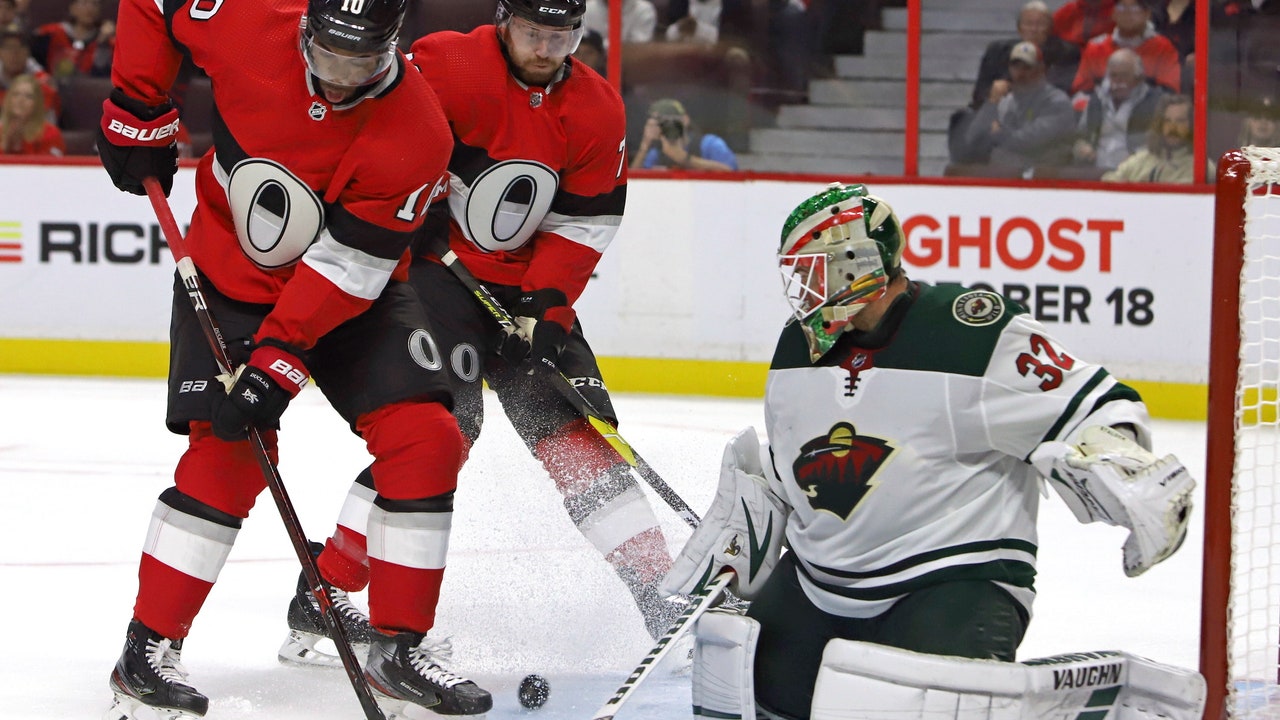Wild blank Senators 2-0 for 1st win of the season